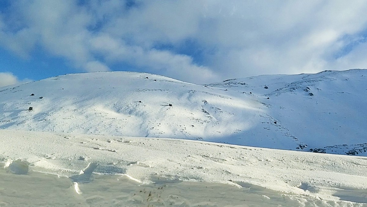Mount Parnassos ski resort in Greece