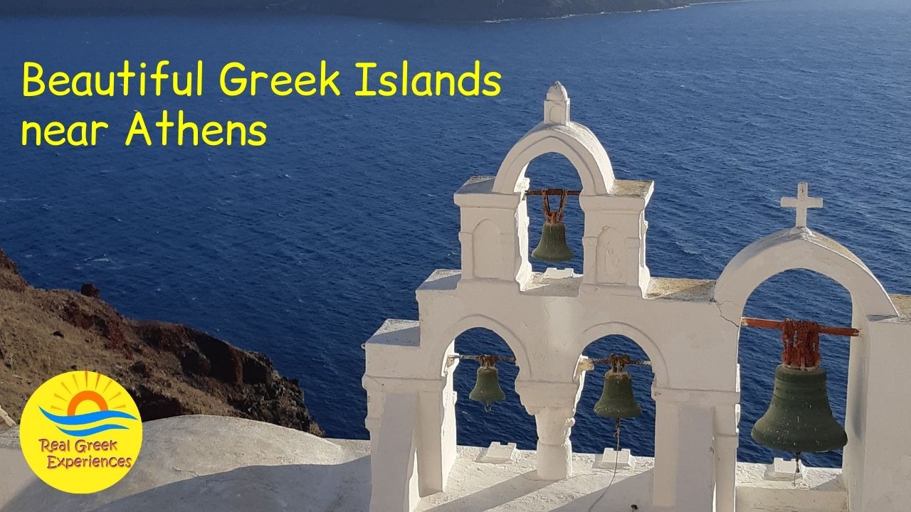Beautiful Greek islands near Athens