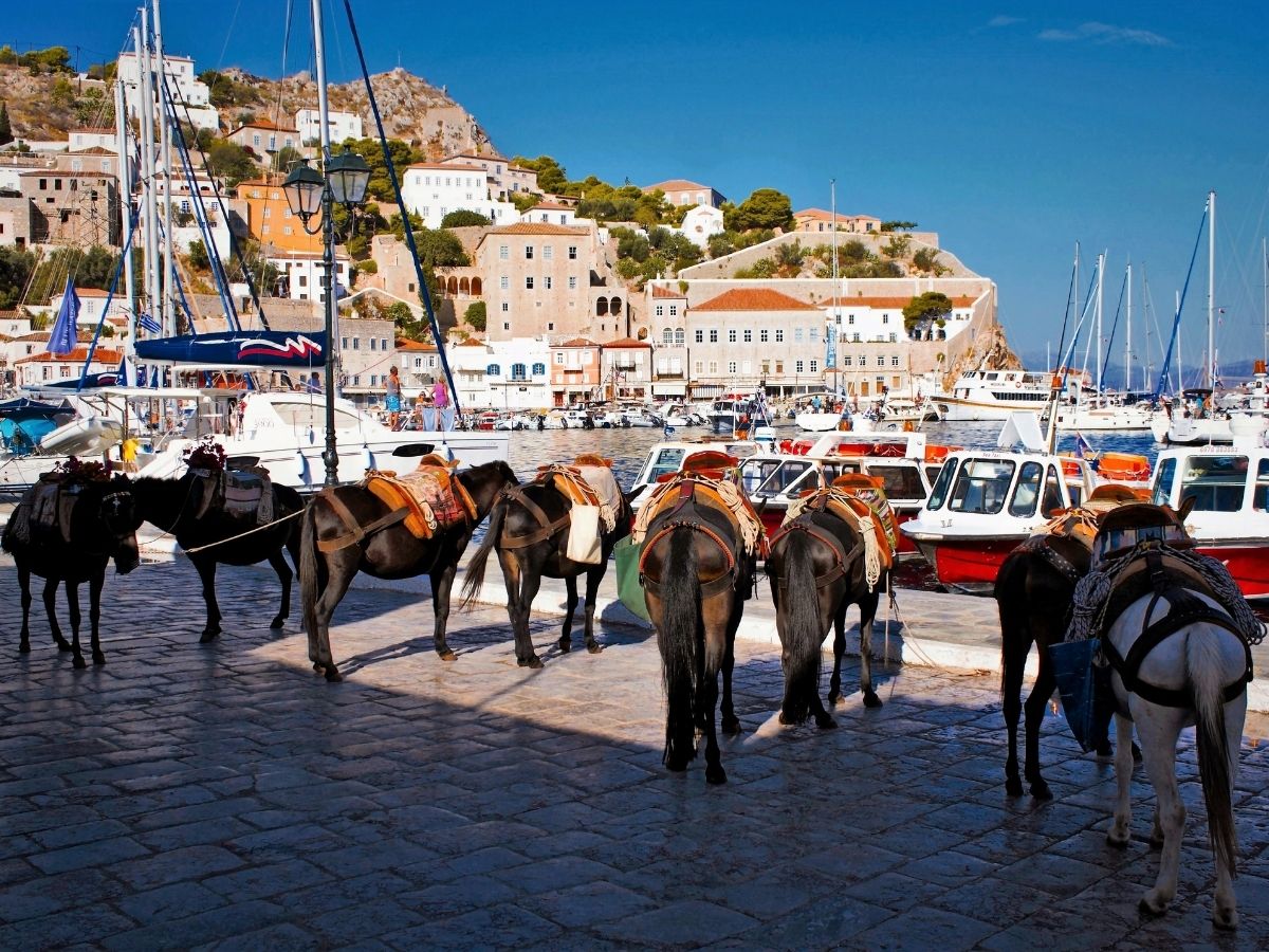 Hydra island is an easy day trip from Athens