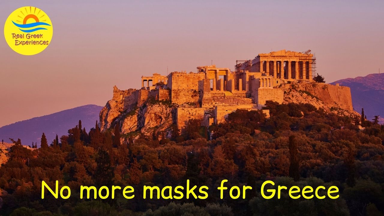 Greece drops the face masks