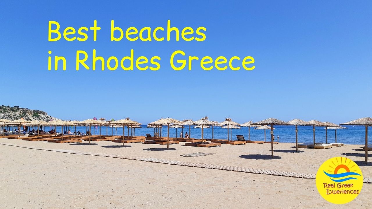 Best beaches in Rhodes island Greece