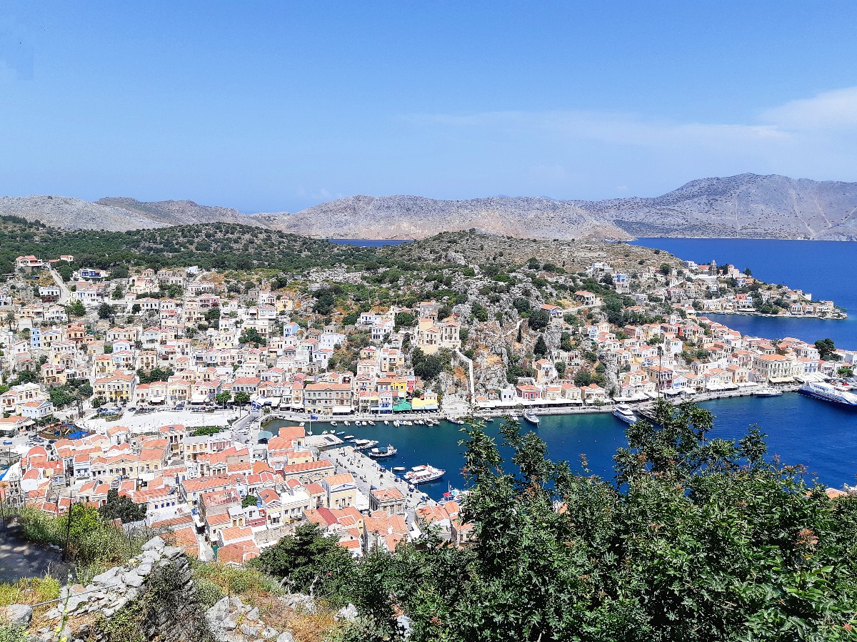 Best things to do in Symi Greece - Stroll around the port town