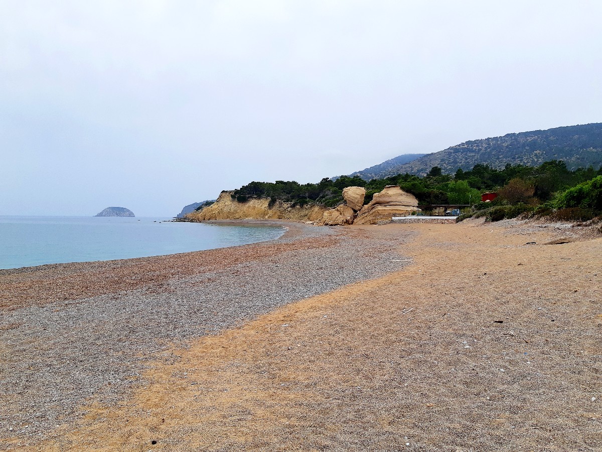 Fourni beach Rhodes Greece