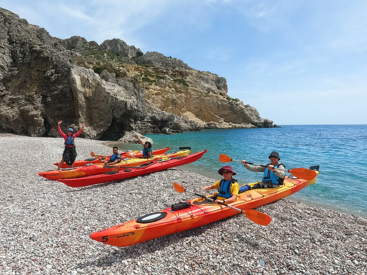 Kayaking in Rhodes