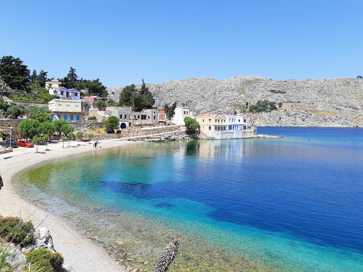 Things to do in Symi Greece - Go to the beautiful beaches 