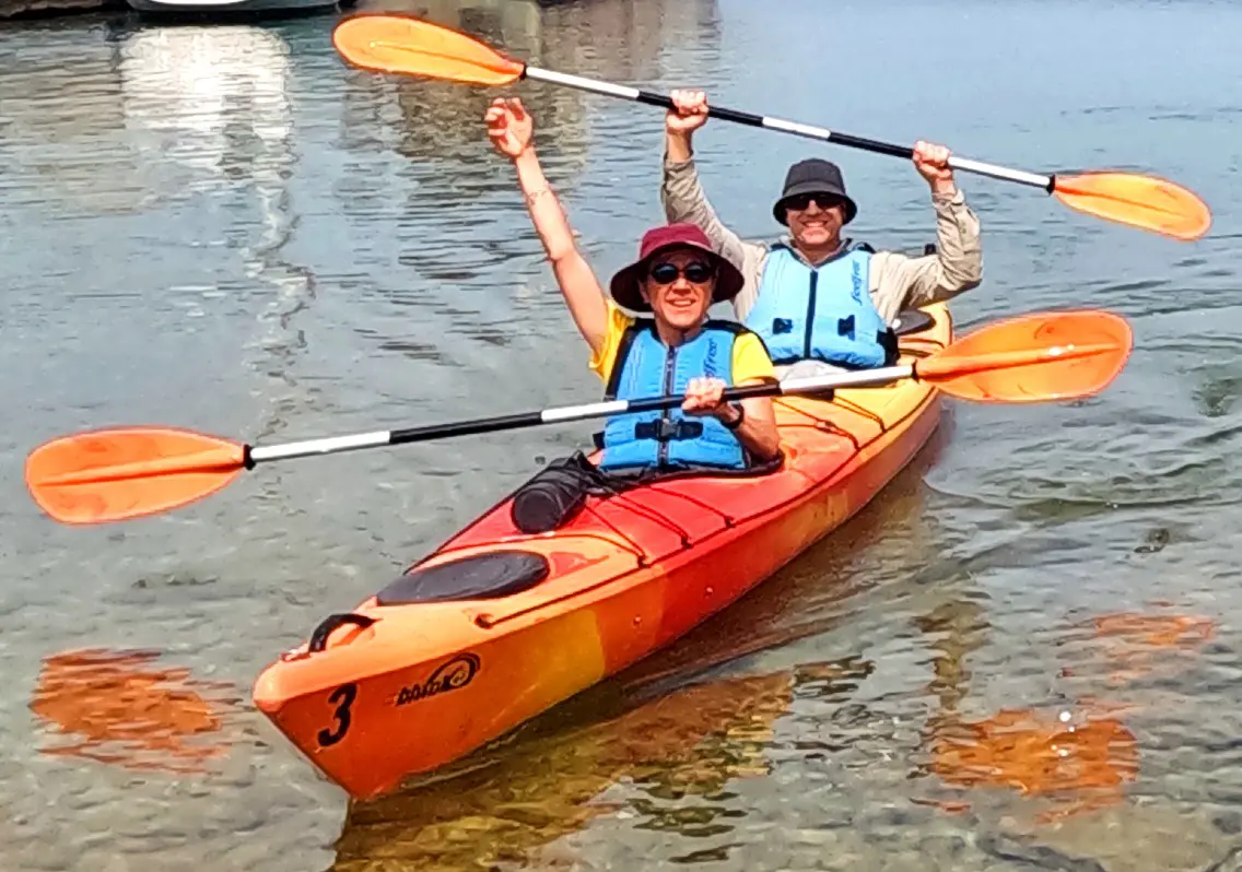 Exploring Symi on a sea kayak