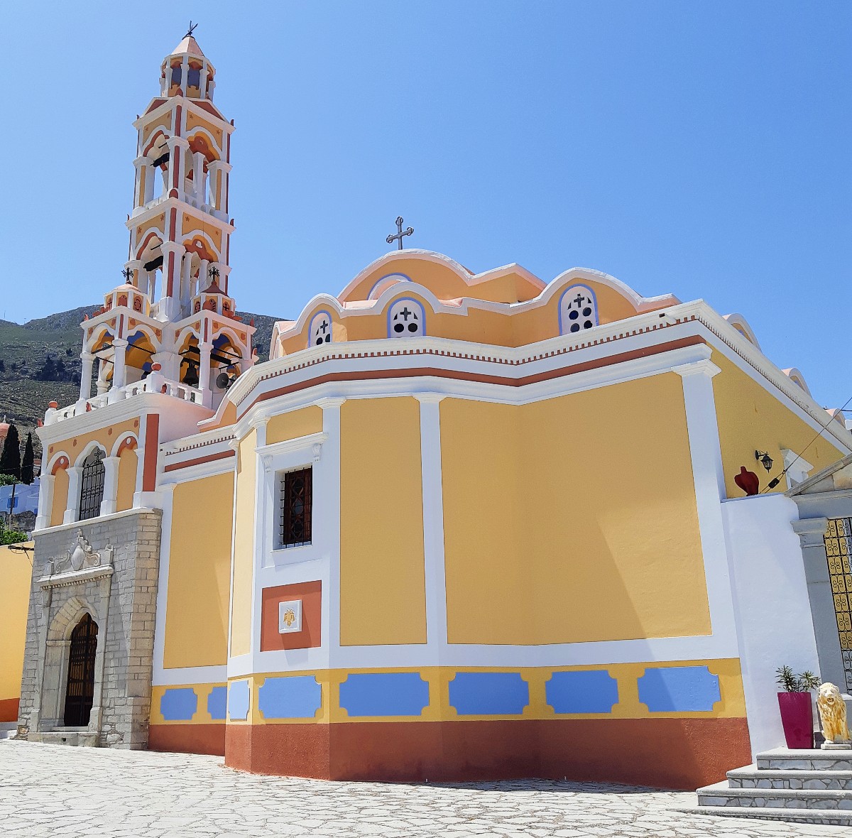 A church in Symi island Greece