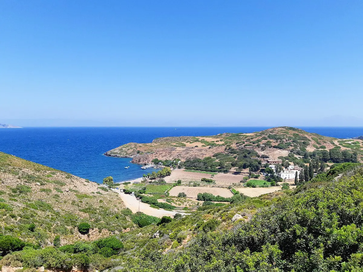 Beaches in Patmos - Livadi Kalogiron 