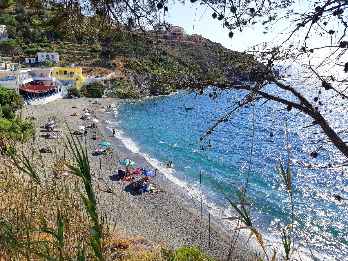 The beautiful Melitsahas beach Kalymnos