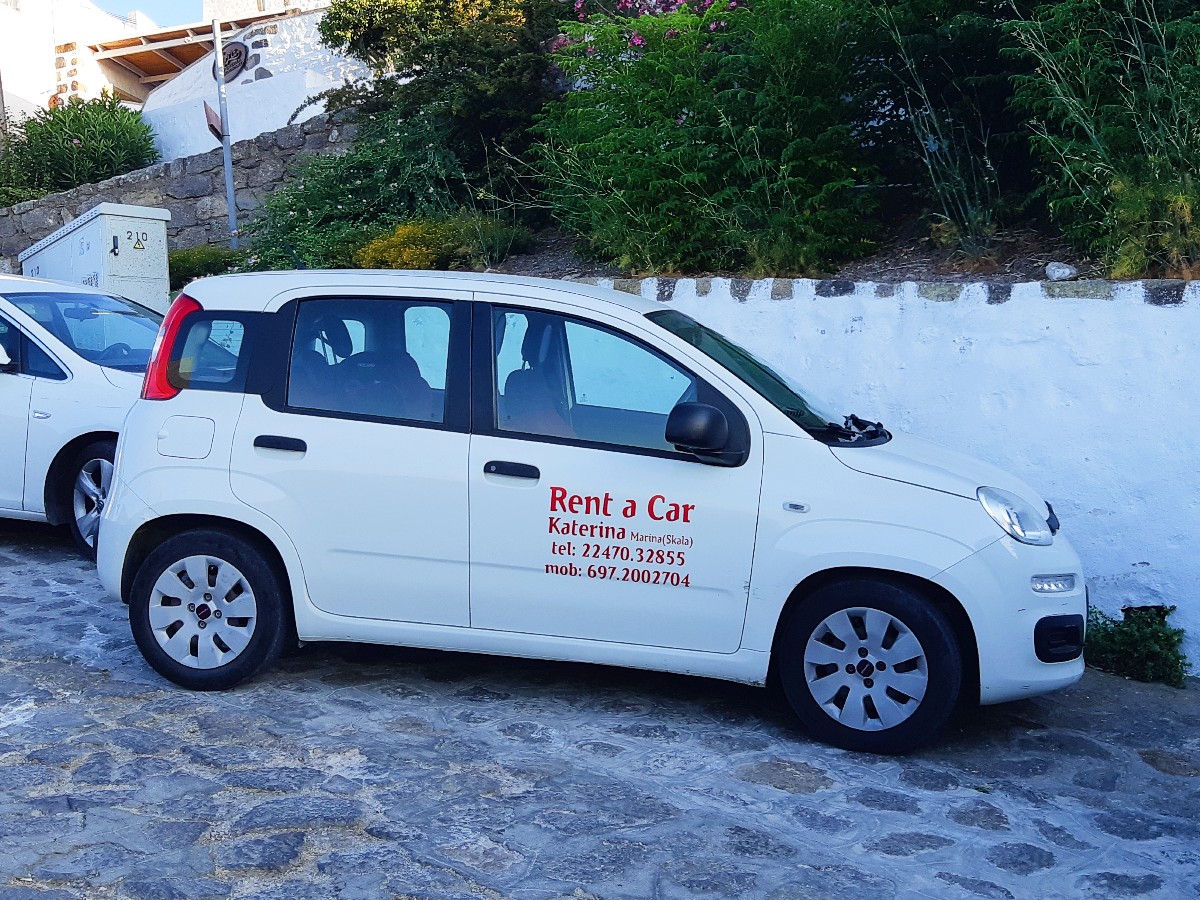 You can explore Patmos by car
