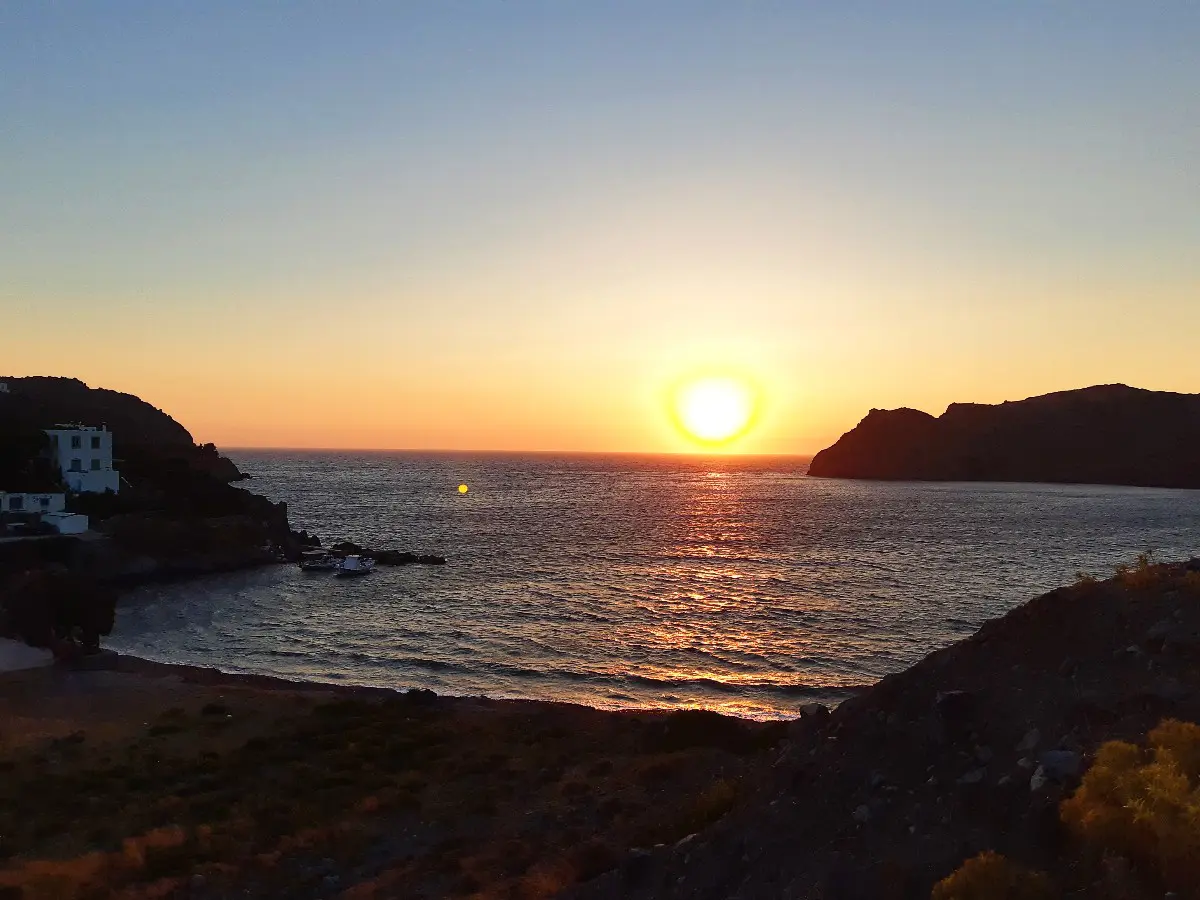 Sunset beach Patmos
