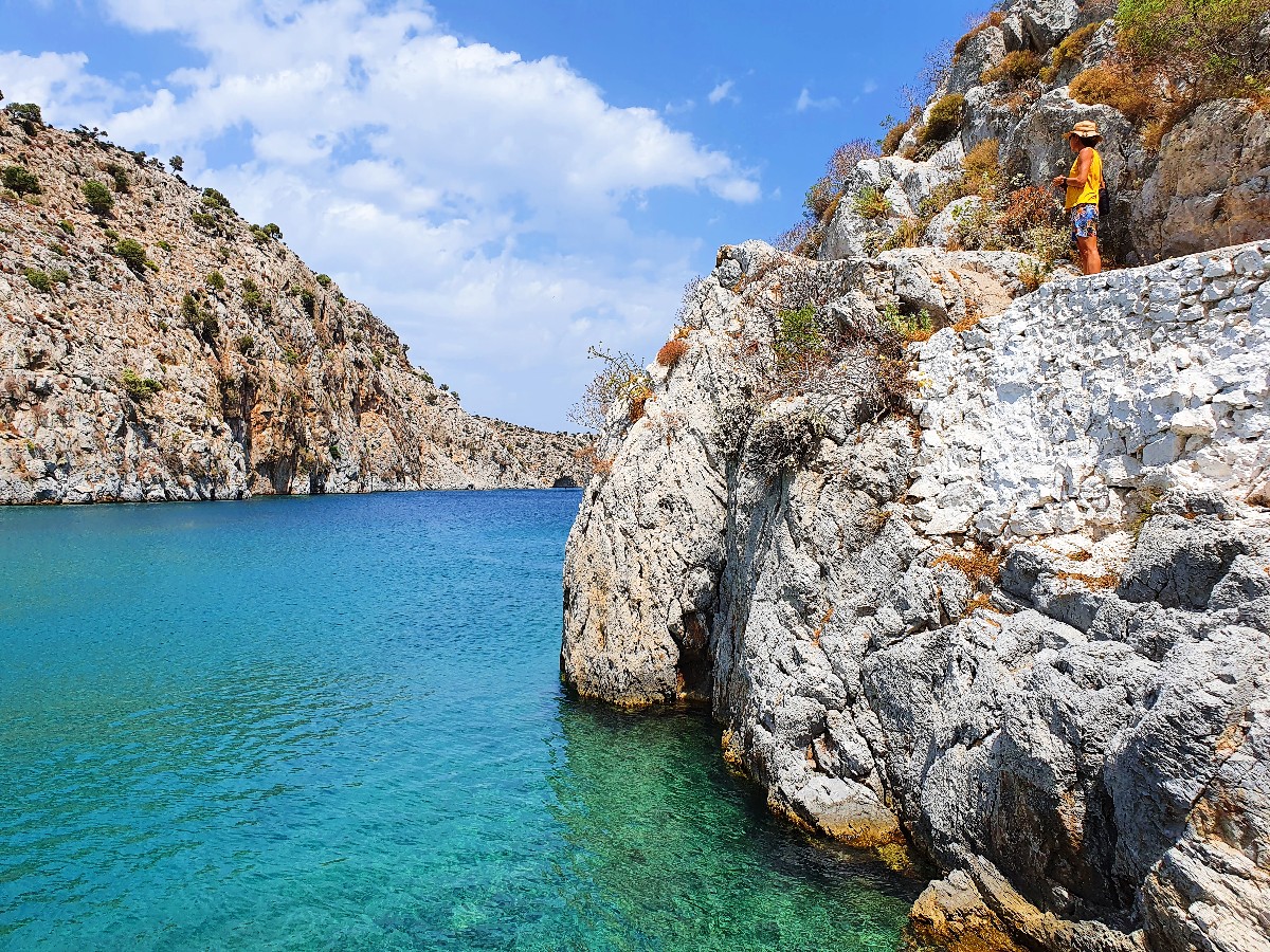 A view of Vathy Bay Kalymnos
