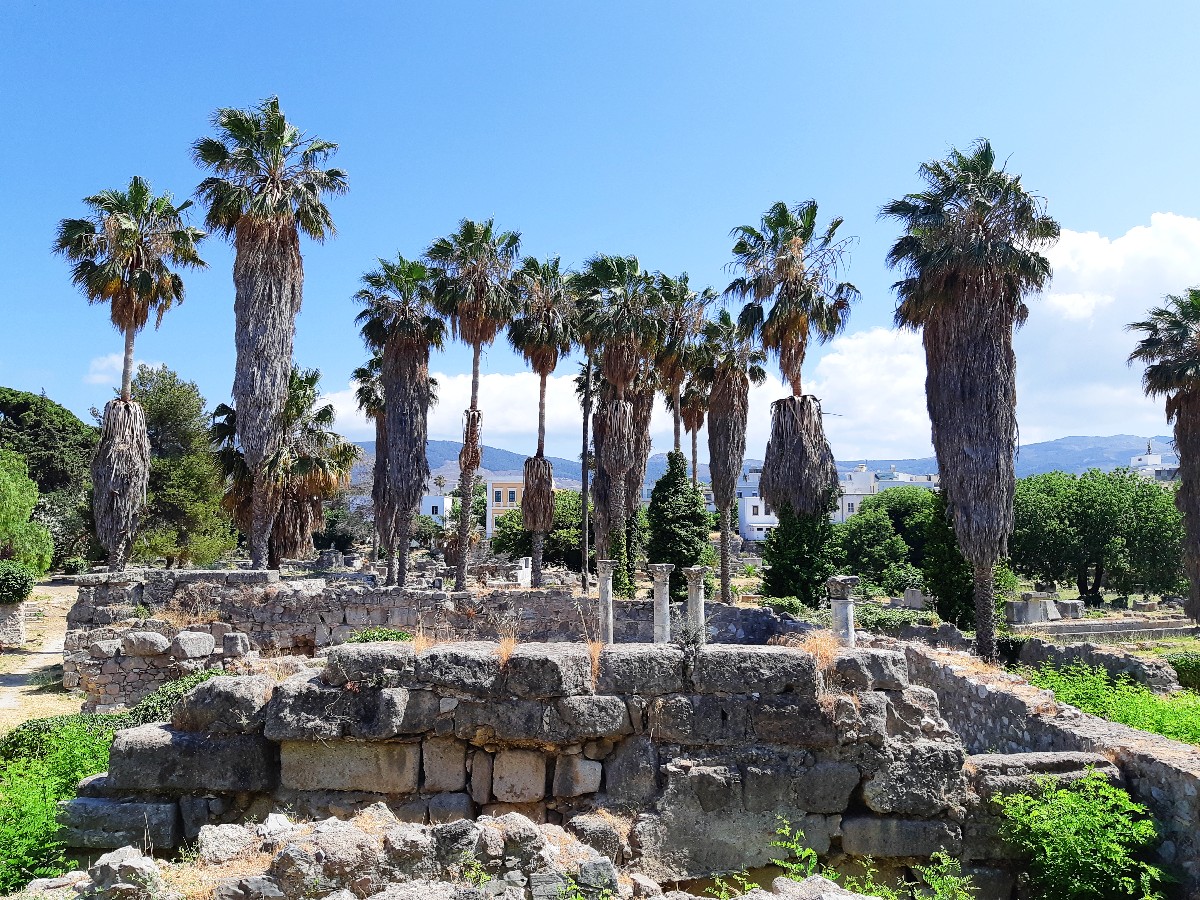 The ancient Agora in Kos town