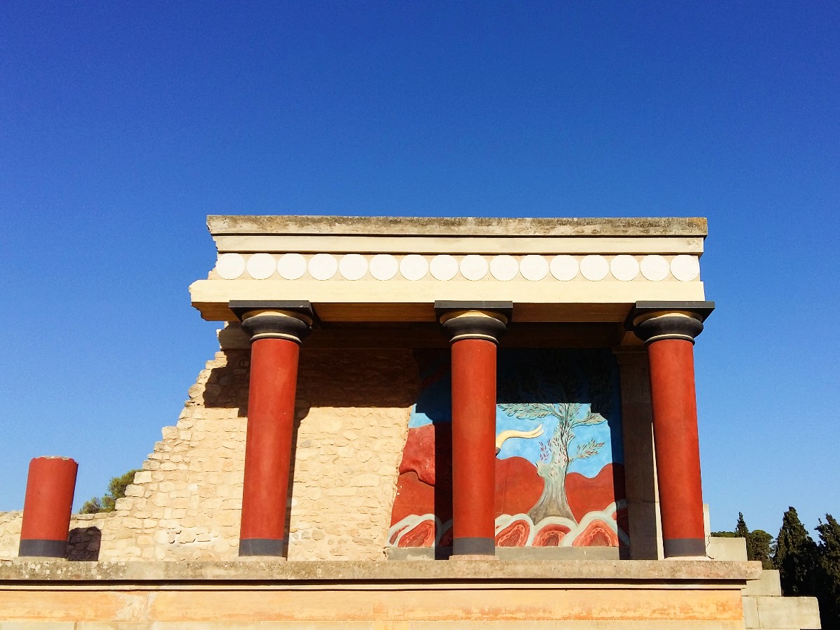 Knossos palace Crete