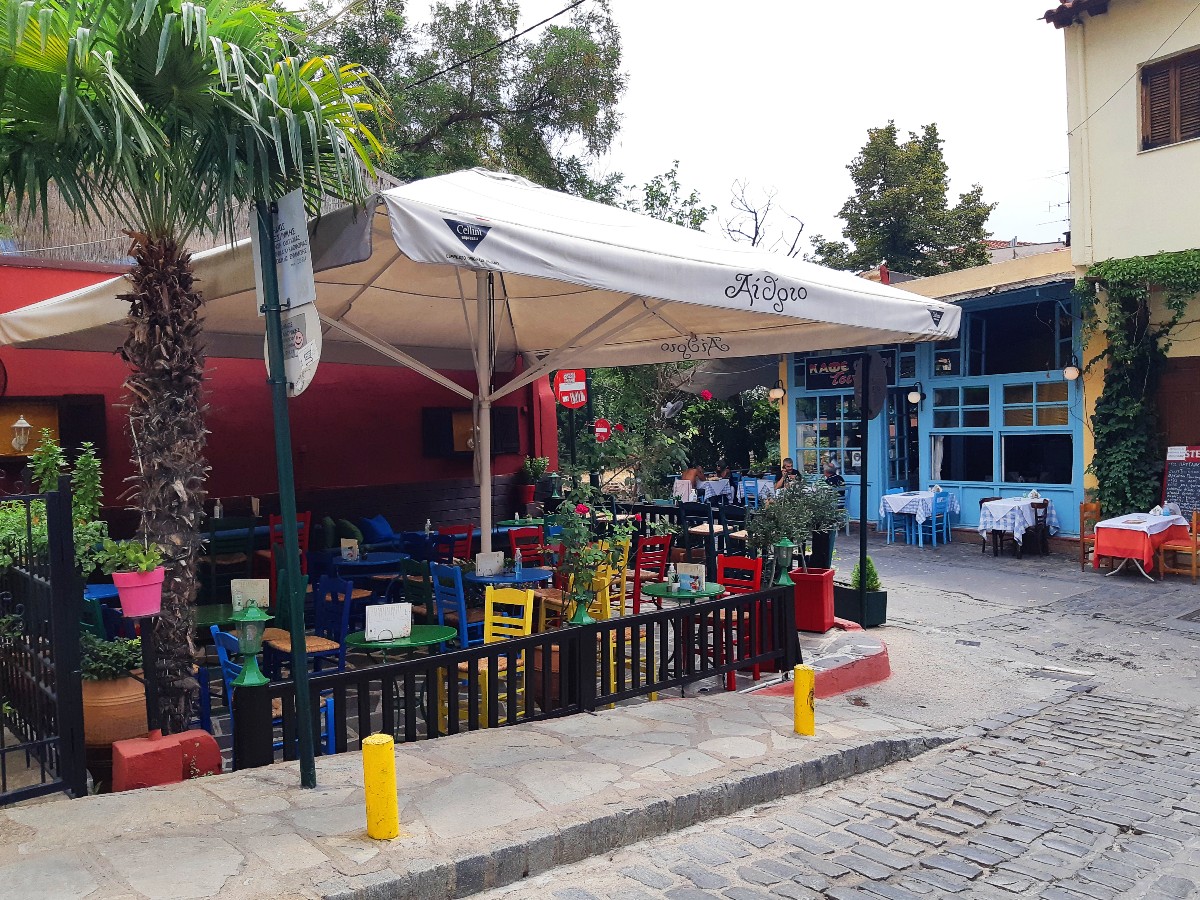 A Greek taverna in Thessaloniki