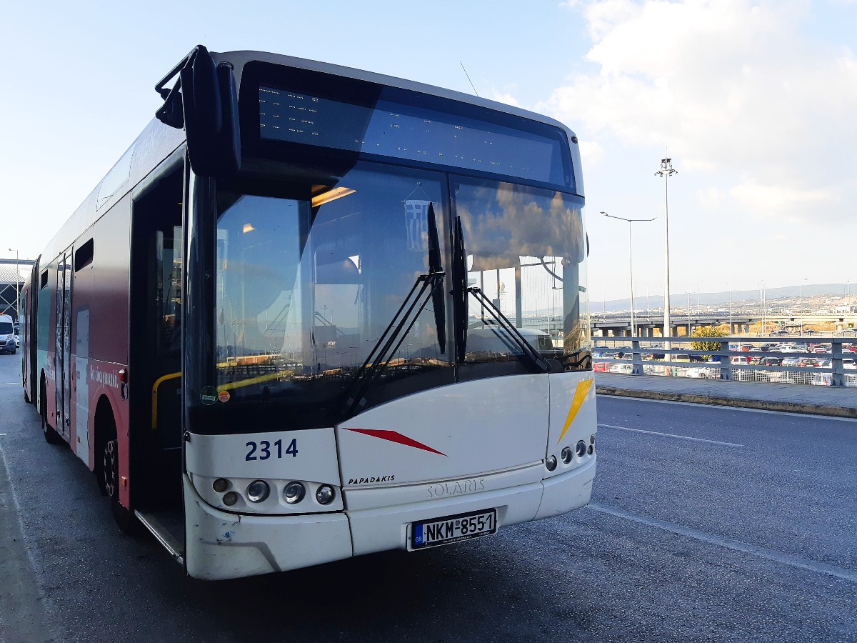Airport bus in Thessaloniki