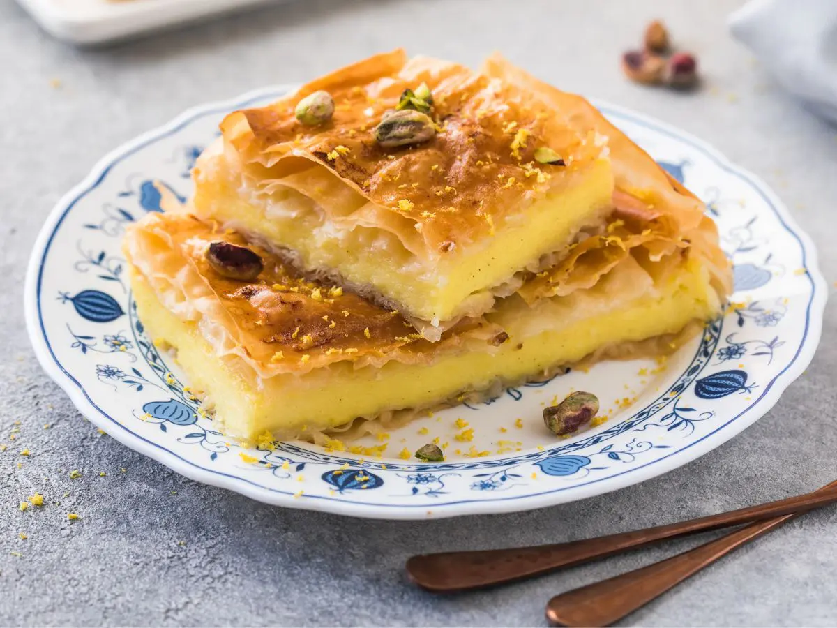 Amazing Greek galaktoboureko