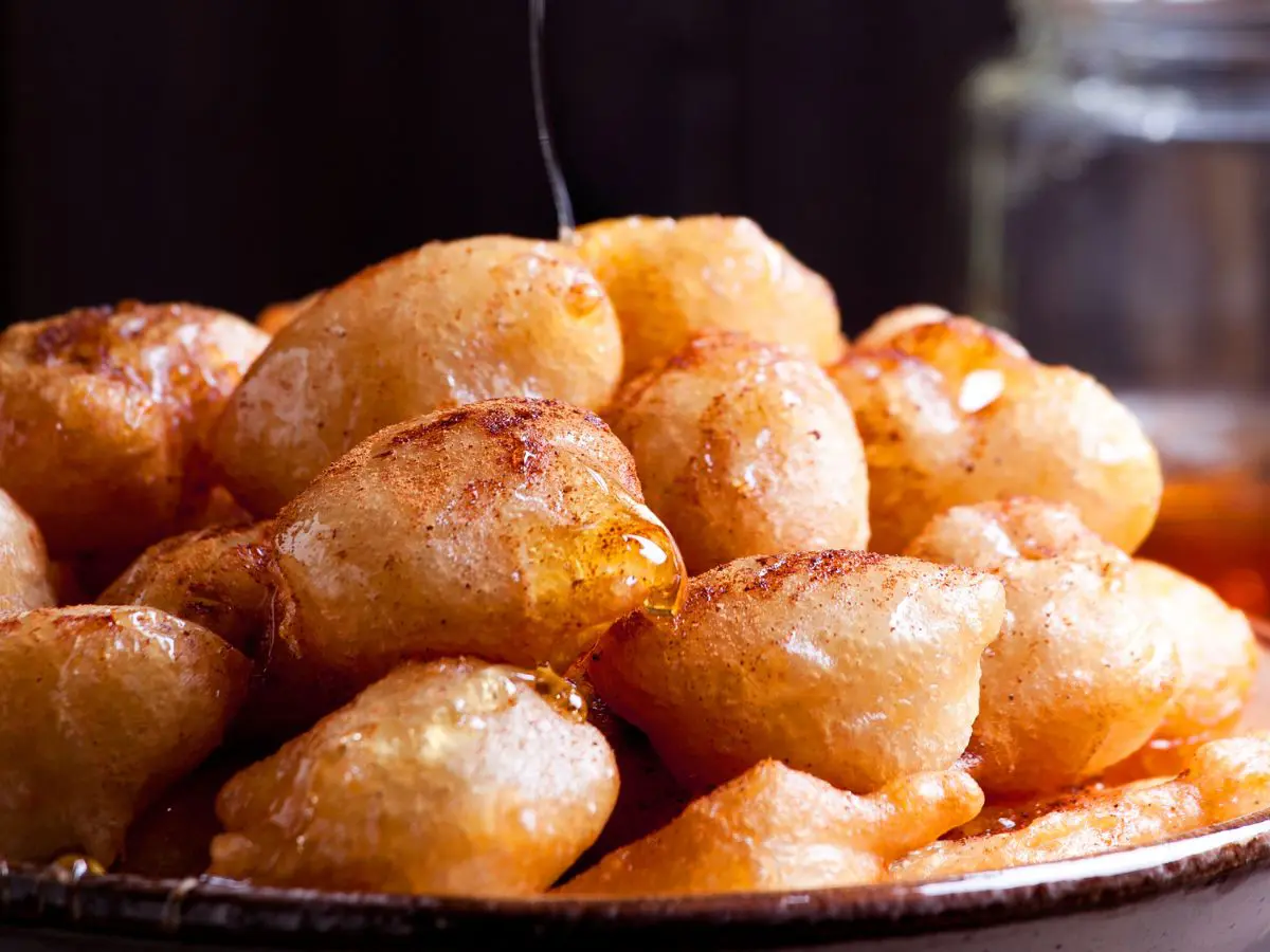 Loukoumades Greek donuts
