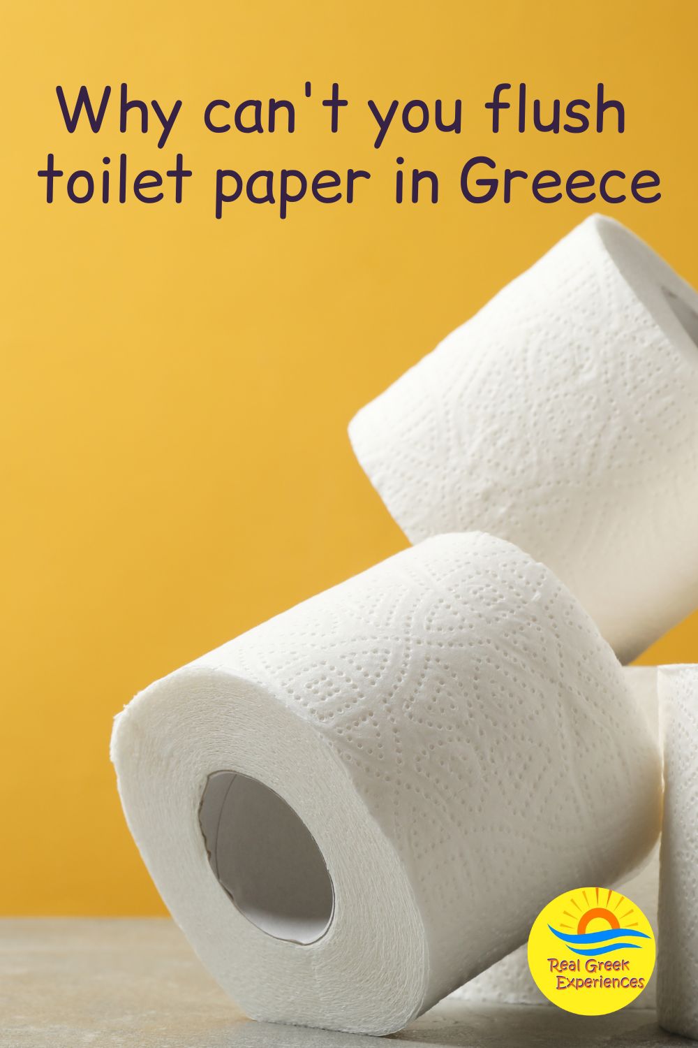 You shouldn't flush toilet paper in Greece