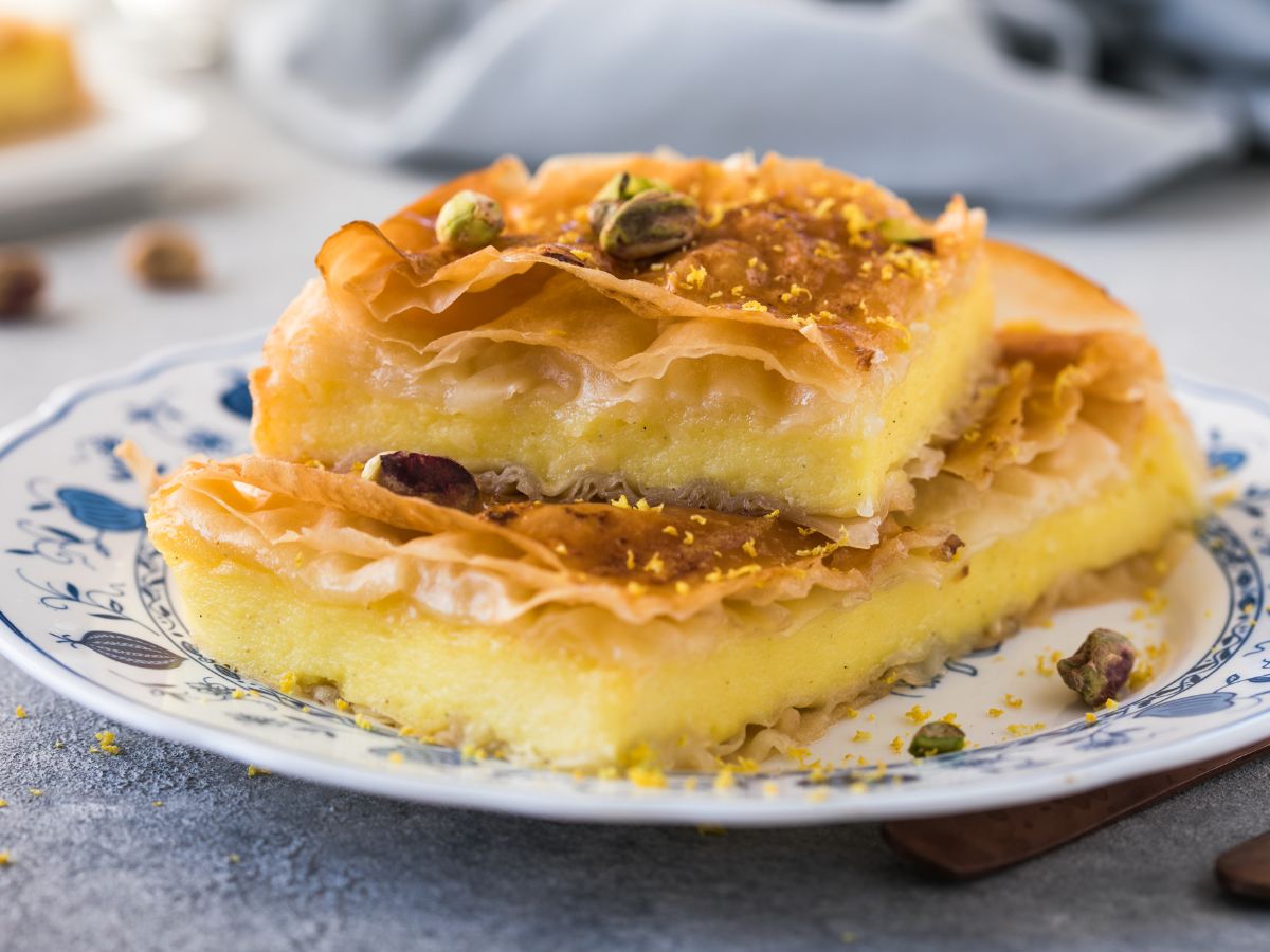 Galaktoboureko is one of the best Greek pastries