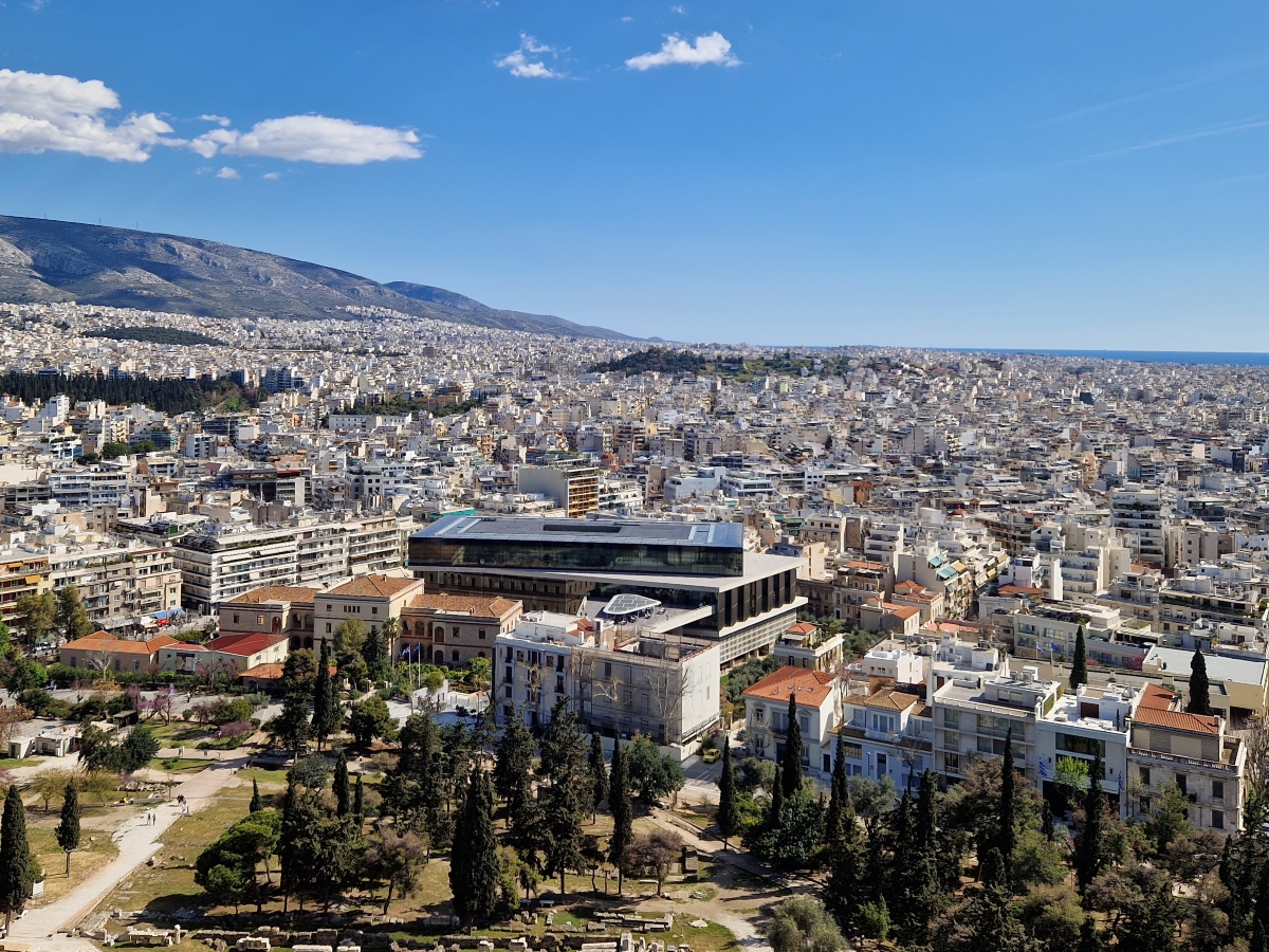 The Acropolis museum hosts artefacts from the Acropolis