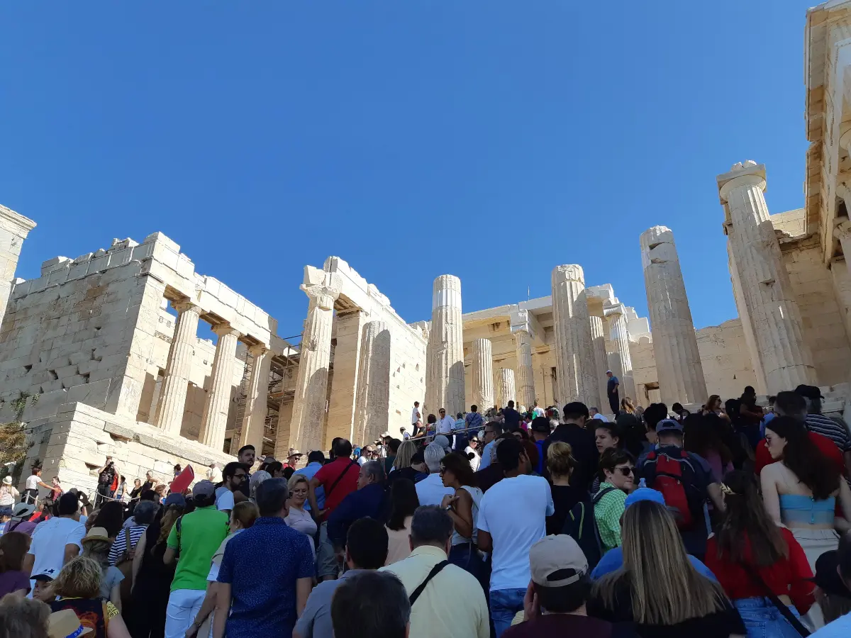 On free days the Acropolis can get busy