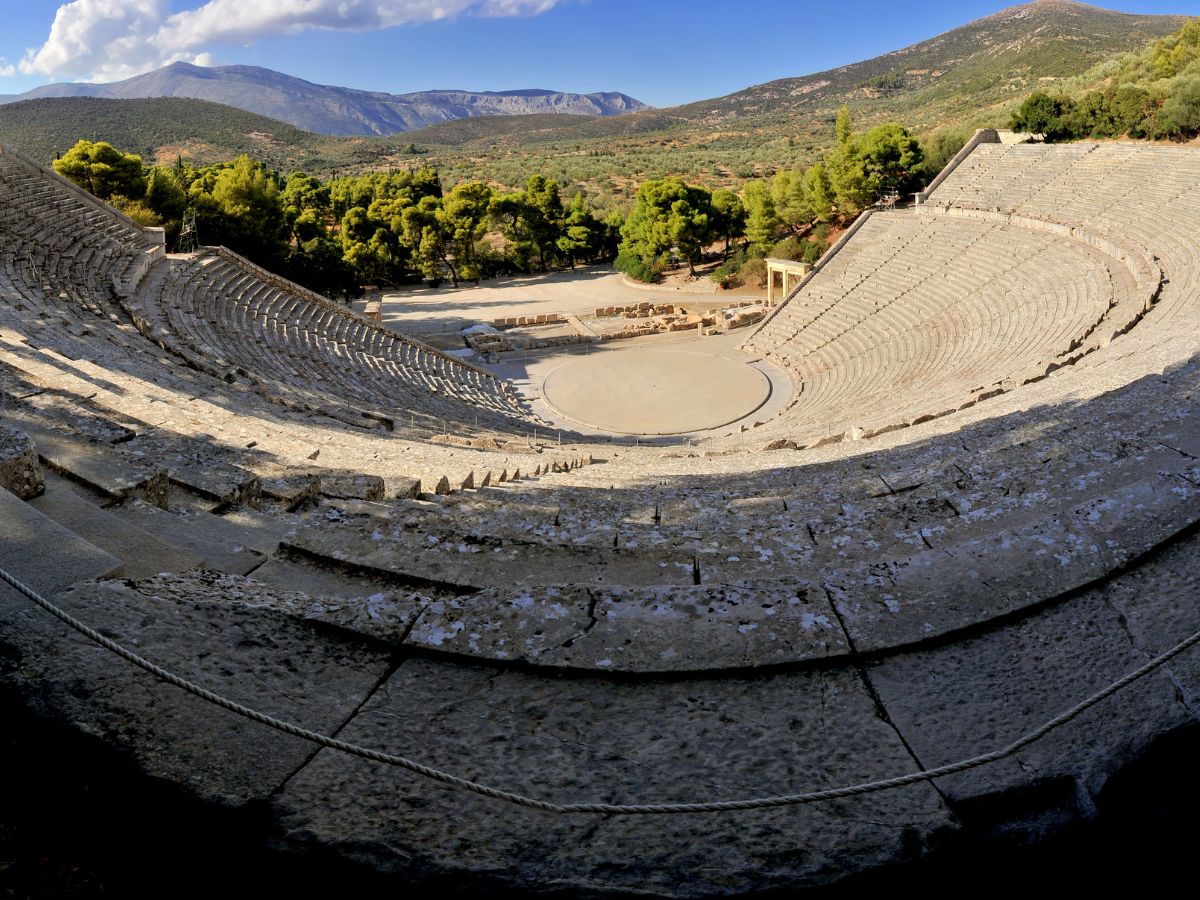 You can visit the ancient theater of Epidaurus on a day trip from Athens