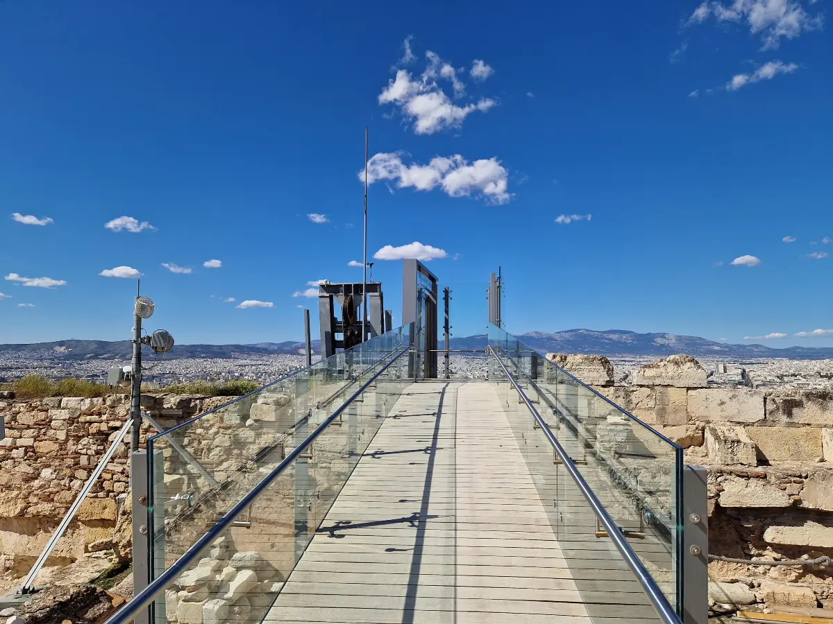 The Acropolis of Athens has an elevator