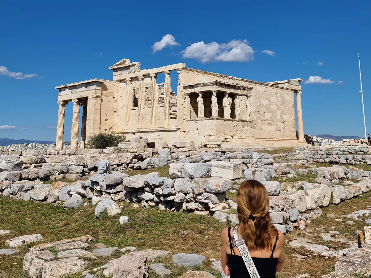 The Erehctheion on the Acropolis rock