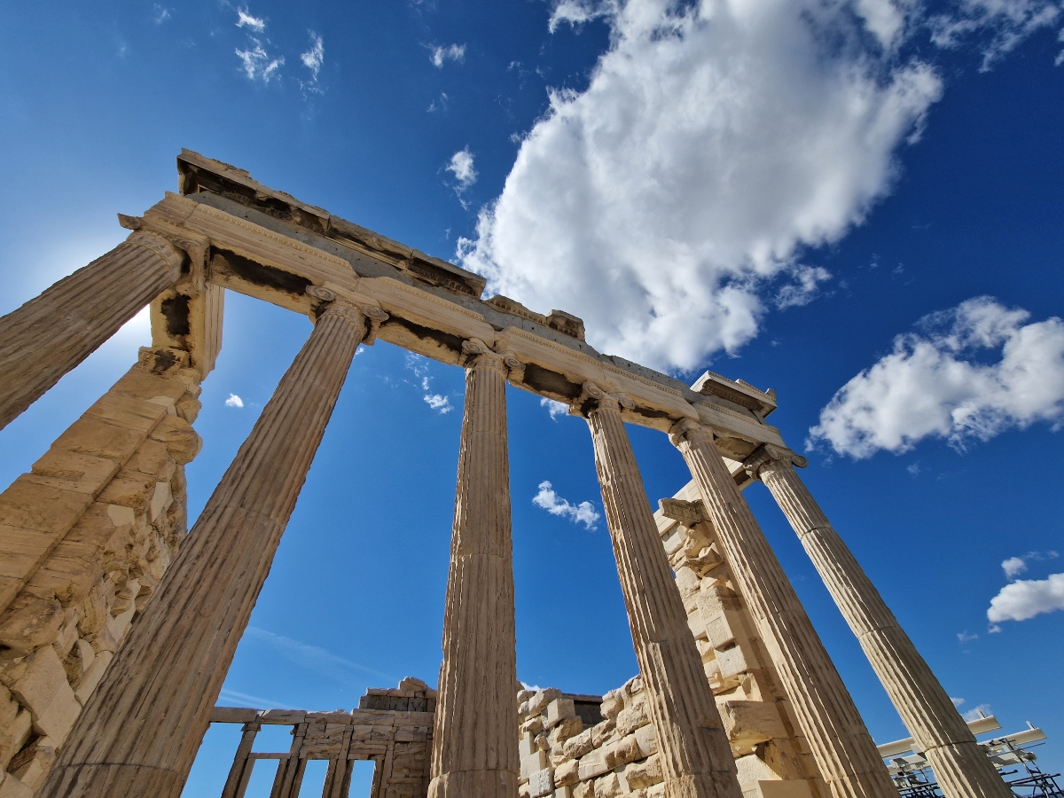The Erehctheion inside the Acropolis