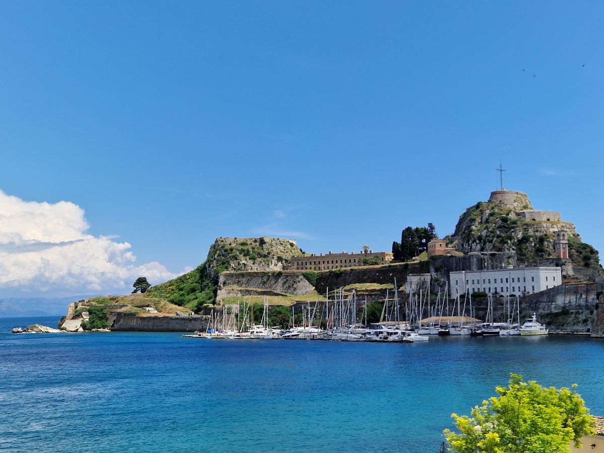 The old castle in Corfu Town