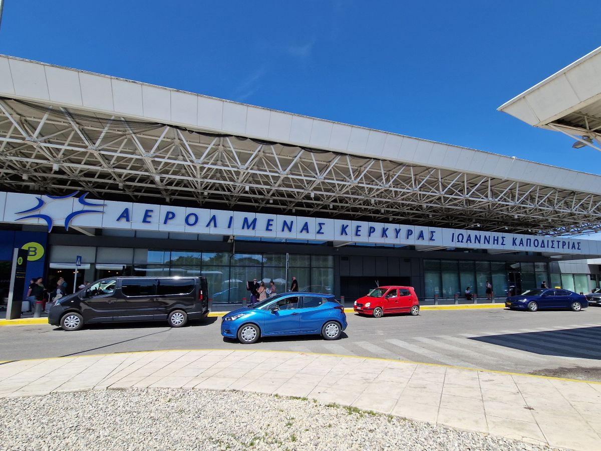 Ioannis Kapodistrias International airport Corfu Greece