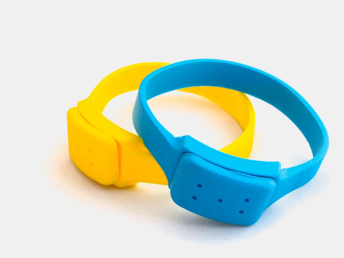 You can wear a mosquito repellent bracelet