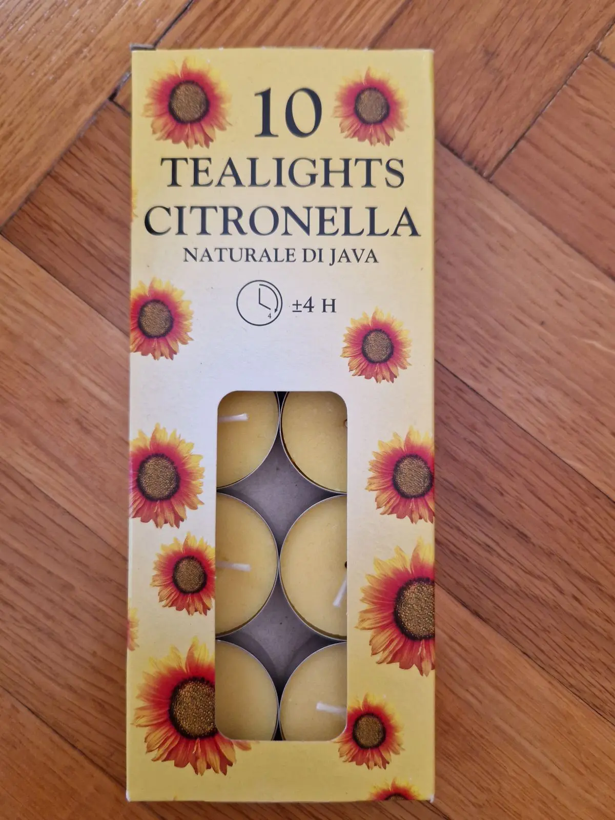 Citronella scented candles can keep mosquitoes away
