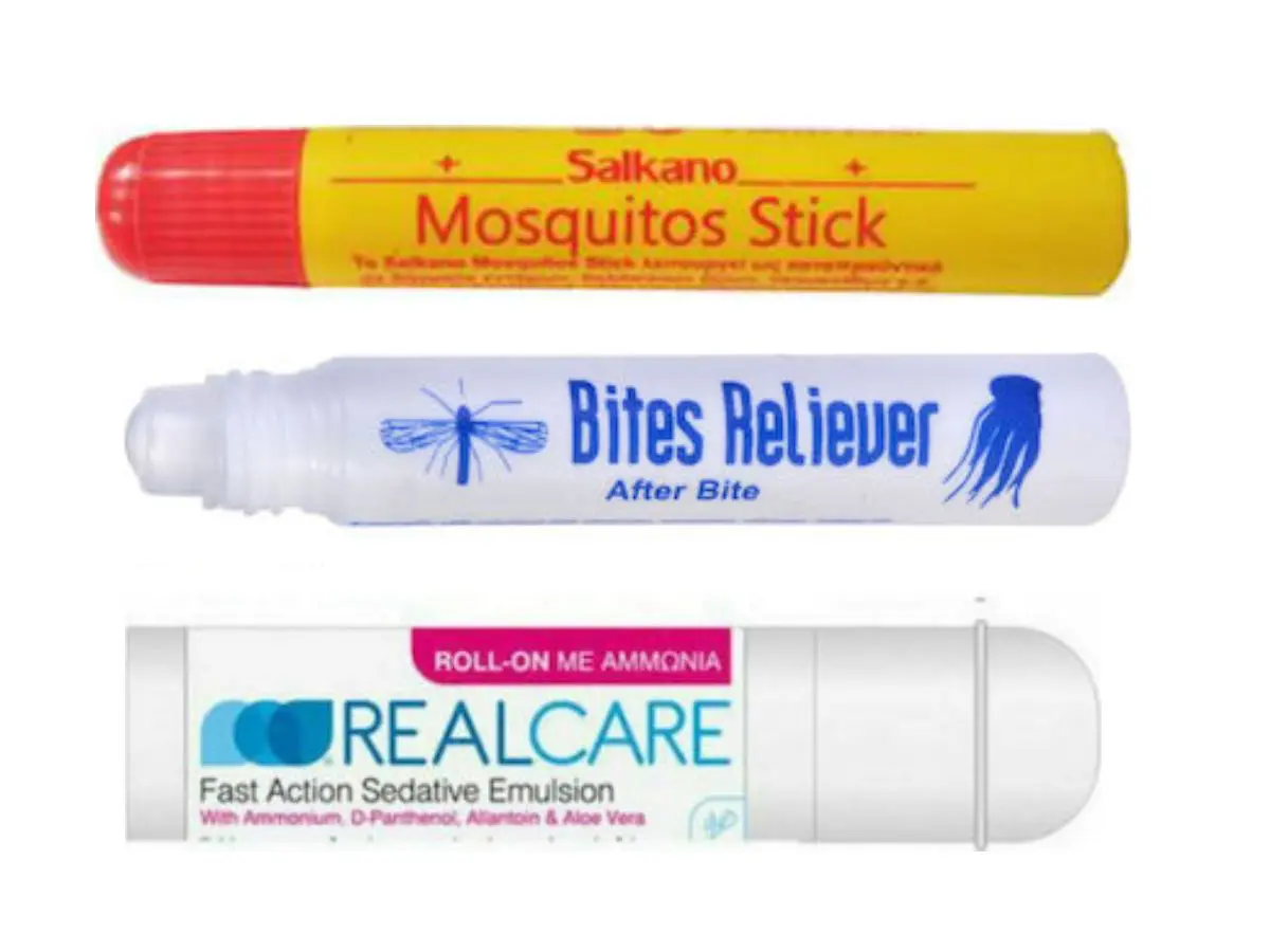 Post-bite lotions for mosquitoes 