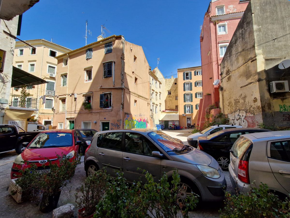 Parking in Corfu Town can be a pain