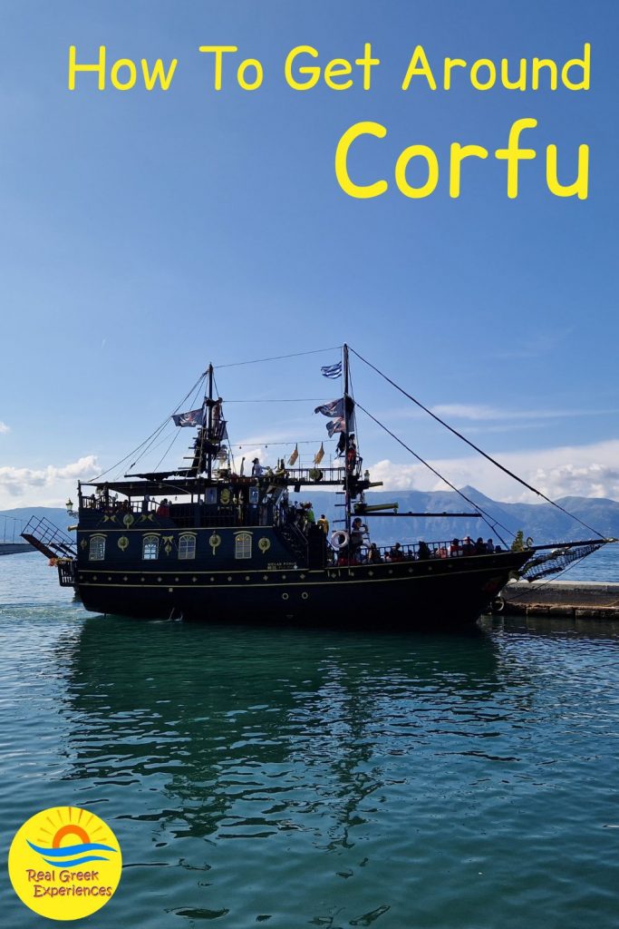 How to get around Corfu Greece