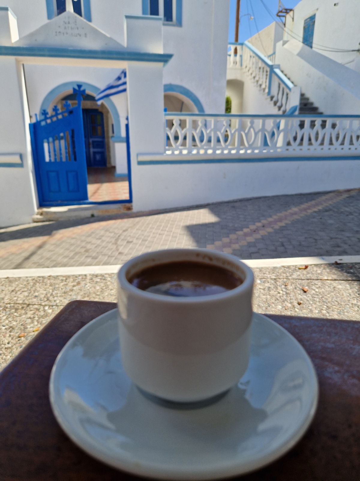 Greek coffee in Kasos