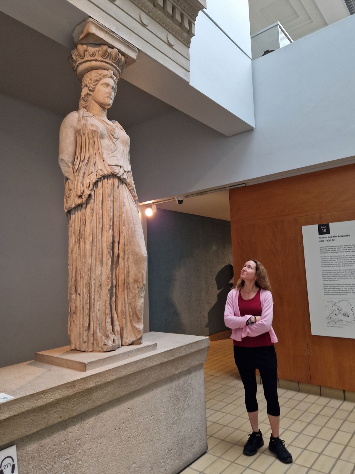 The Parthenon Marbles - A Caryatid in the British Museum