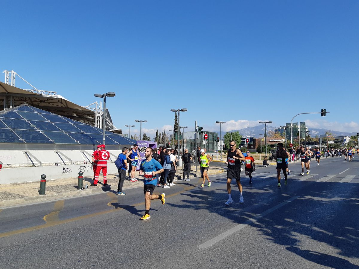 Traffic closures for the Marathon race in Athens
