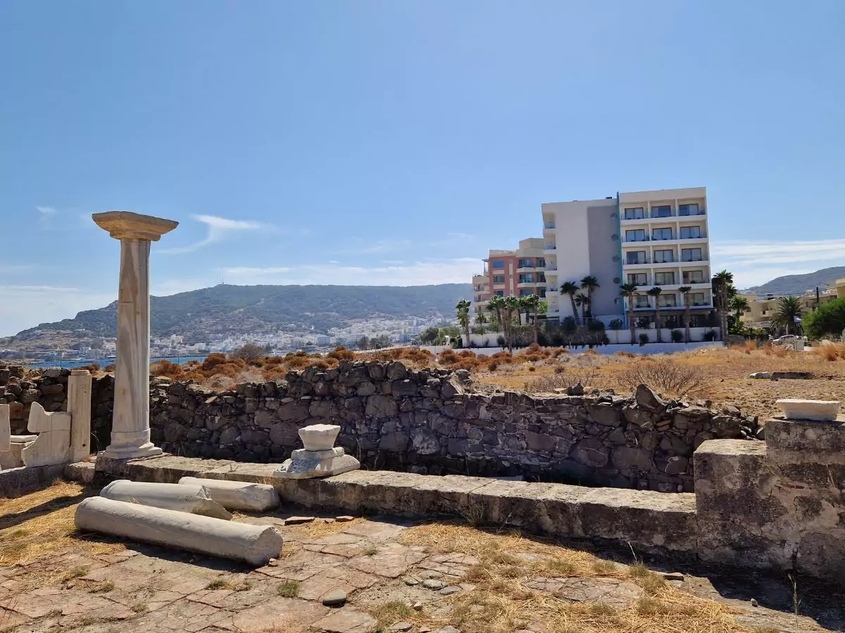 Agia Fotini ancient ruins Karpathos