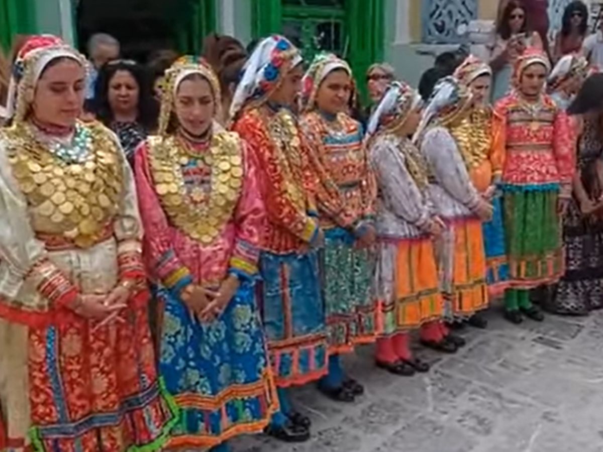 Traditional costumes of Olympos Karpathos