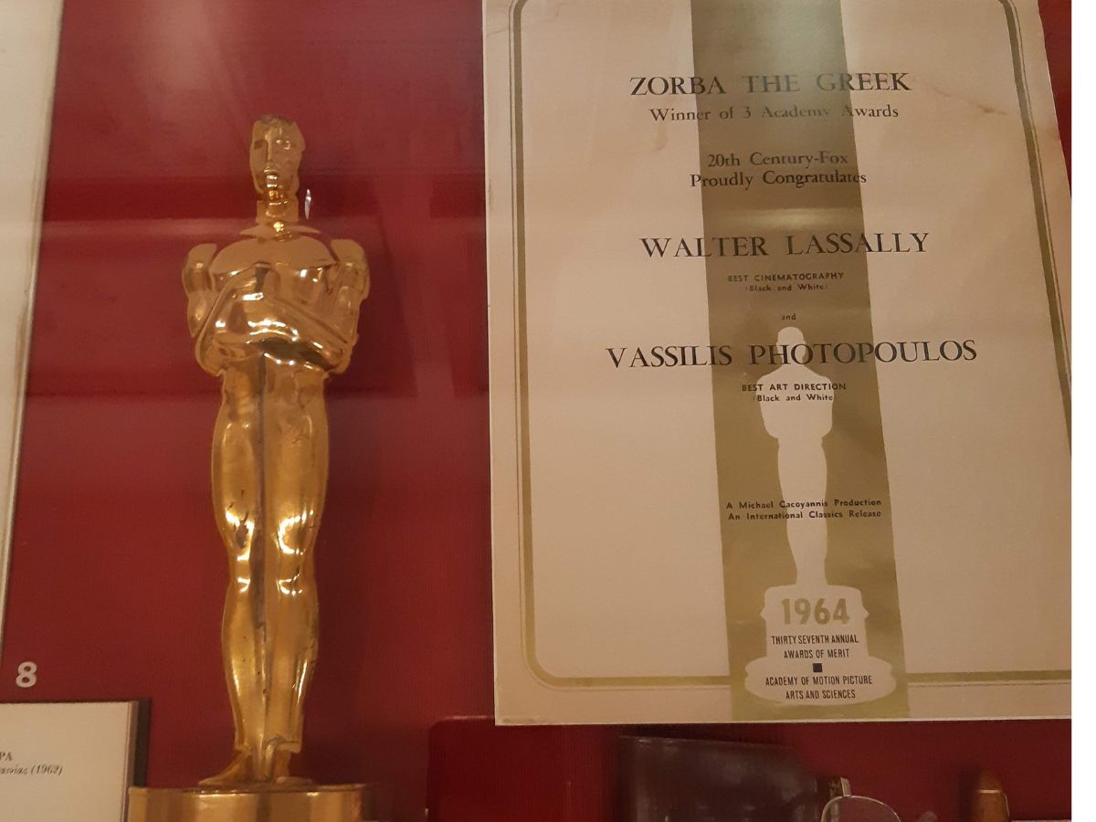 Oscar statue in Athens Greece