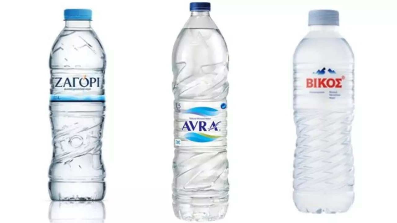 Bottled water in Greece 