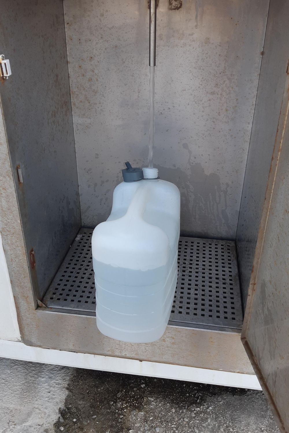 A water station on a Greek island