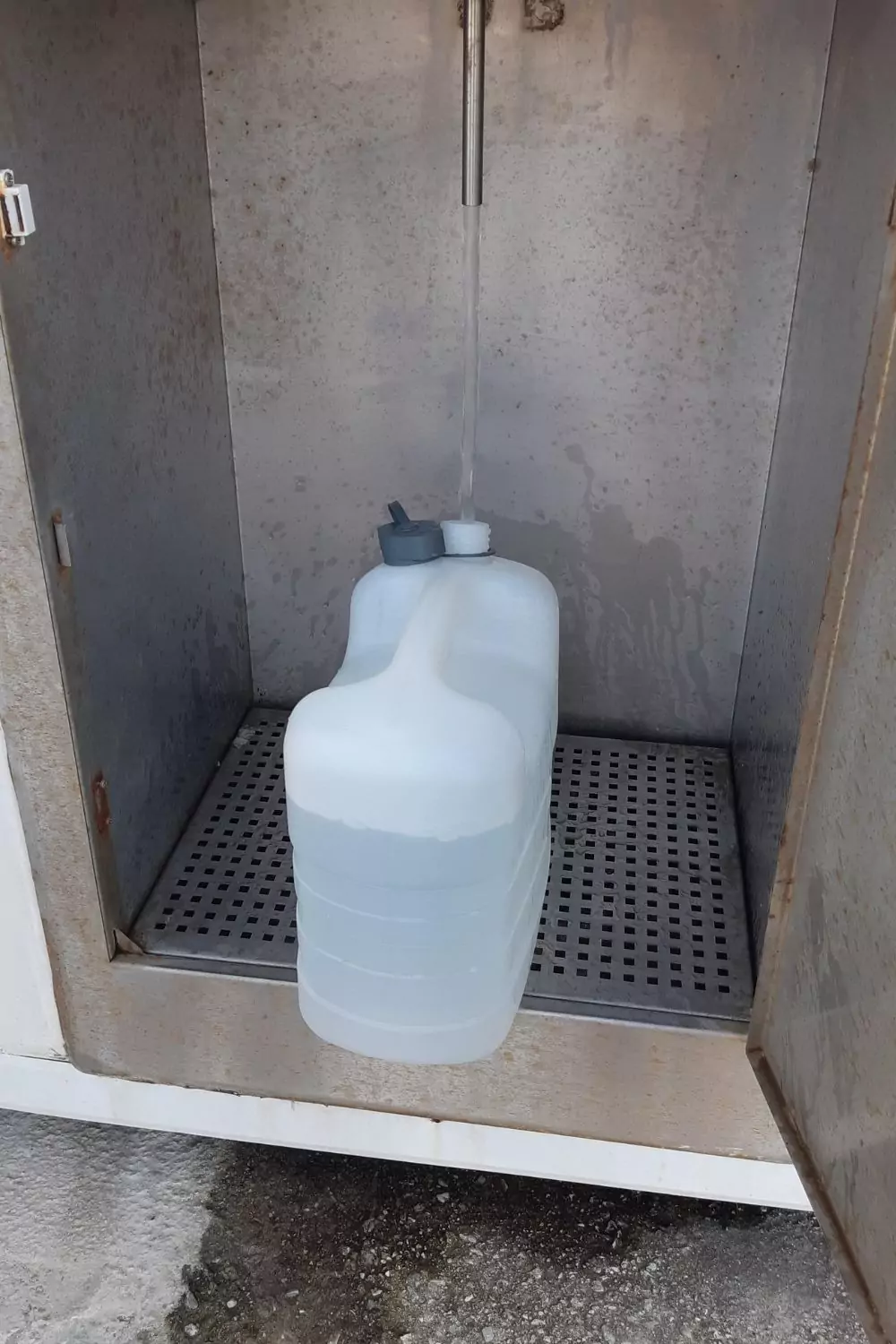 A water station on a Greek island