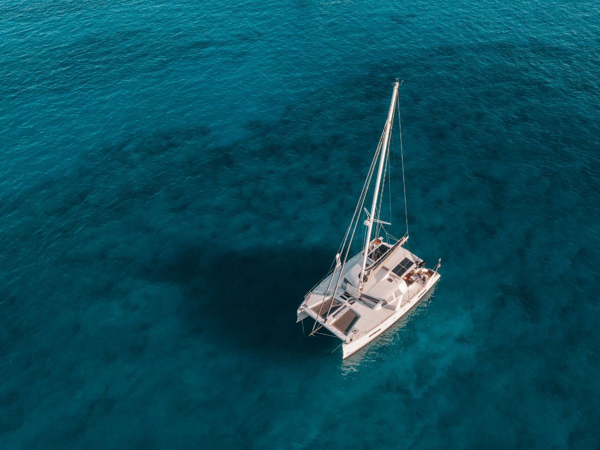 See the Athens coastline in a catamaran
