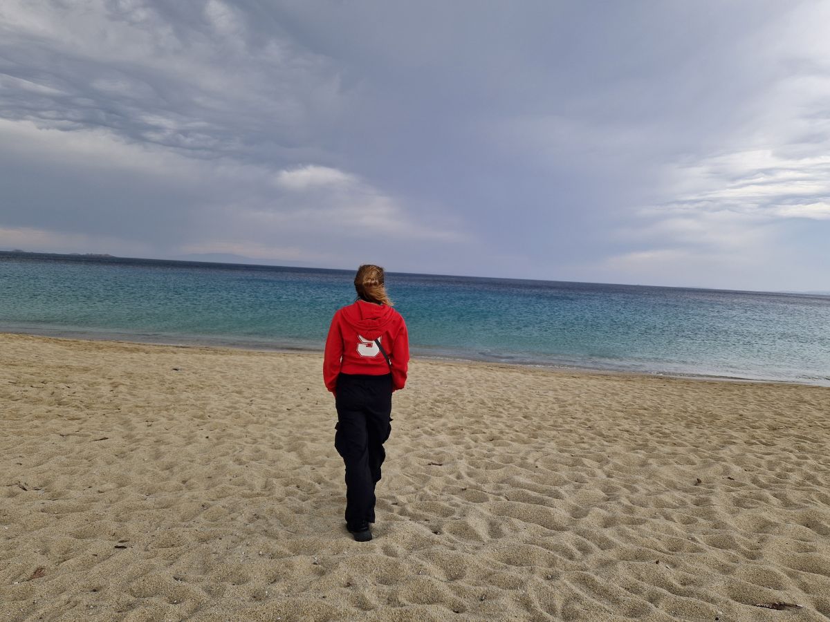 Cloudy May day in Naxos