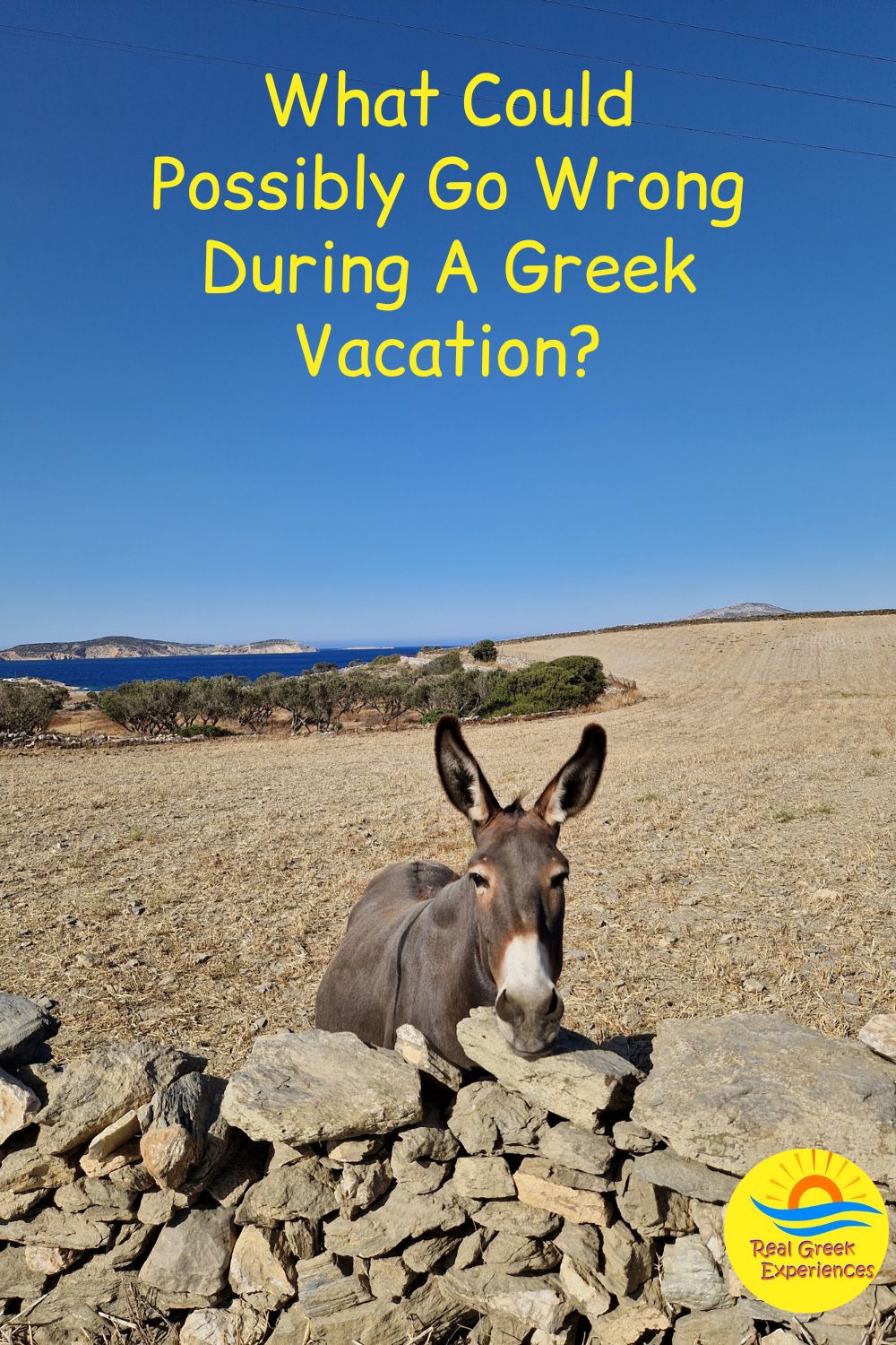 Things that could go wrong on a Greek island vacation