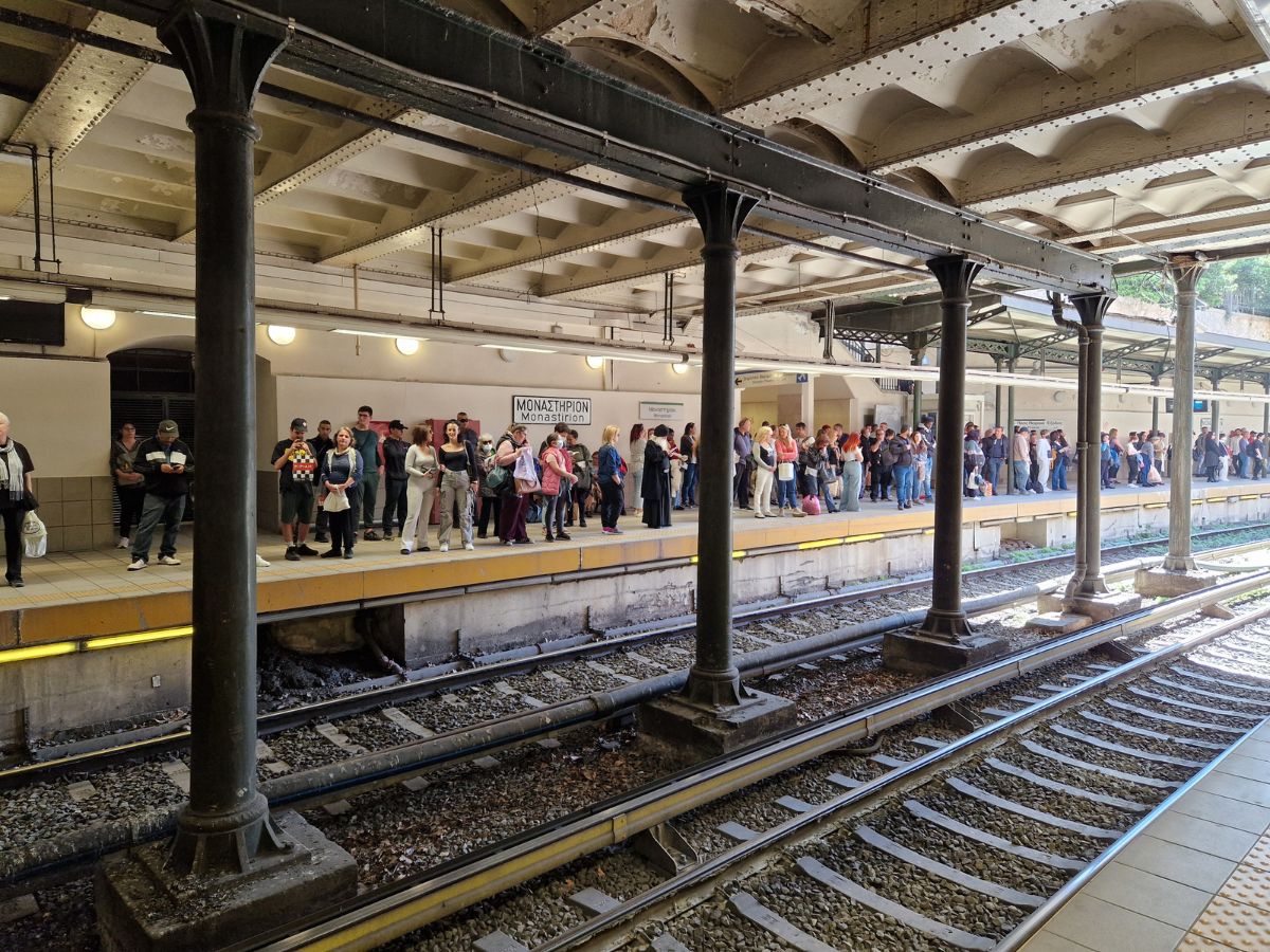 Monastiraki metro station Athens